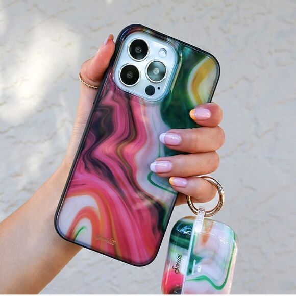 NEW Sonix Apple IPhone 13 Agate Marble Hardshell Case Drop Test Certified D6 - Picture 4 of 7